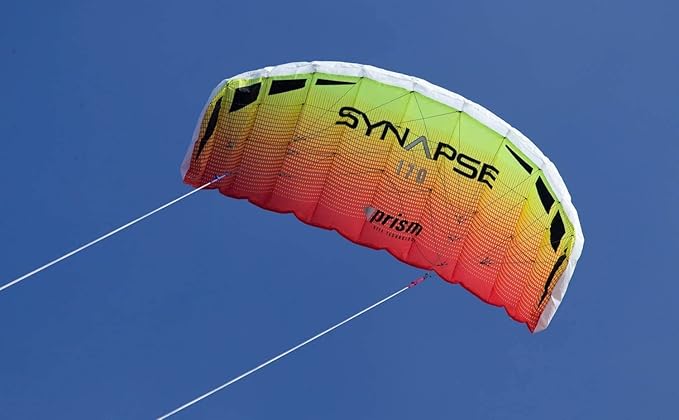 Prism Kite Technology Synapse Dual-line Parafoil Kite - an Ideal Entry Level Kite for Kids and Adults to Dual-line Kiting
