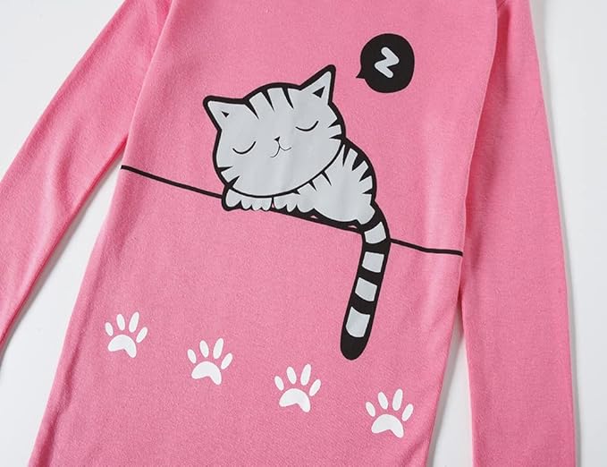 Family Feeling Kids & Toddler Girls Boys Pajamas 2 Piece Pjs Set 100% Cotton Sleepwear