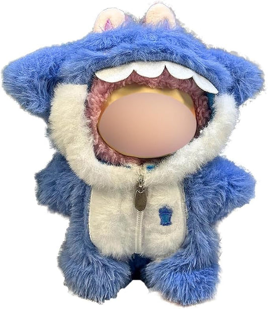 17cm Doll Clothes Accessories Outfits Cute Clothes Stylish Set (NO Doll) Blue Shark