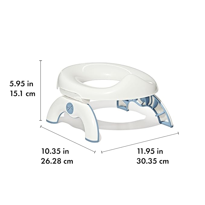 OXO Tot 2-in-1 Go Portable Potty with Travel Bag, Travel Potty Seat for Toddler - Dusk