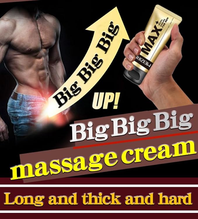 Max+ Extra Strength MEIZIRUI Gel Cream Oil – Herbal Massage Solution for Men’s Wellness, Recovery & Enlargement Care