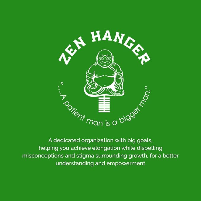 Zen Hanger Male Size Enhancement Pills (60 Count/Bottle, 2 Bottles) - Mens Supplement for Volume & Recovery After Enlargement Exercises - Penis Girth & Enlargement Pills