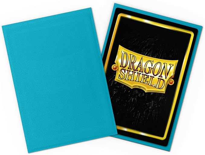 Dragon Shield | Japanese Size Card Matte Sleeves | 60 CT - Smooth & Tough Premium TCG Sleeves - Compatible with Yu-Gi-Oh, Naruto, Cardfight & Vanguard | Turquoise - Players' Choice