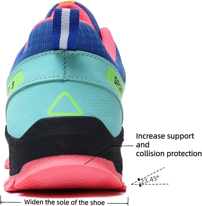 Women Hiking Shoes Casual Non-Slip Lightweight Comfortable Running Fashion Sneakers Walking Trekking Outdoor Shoes