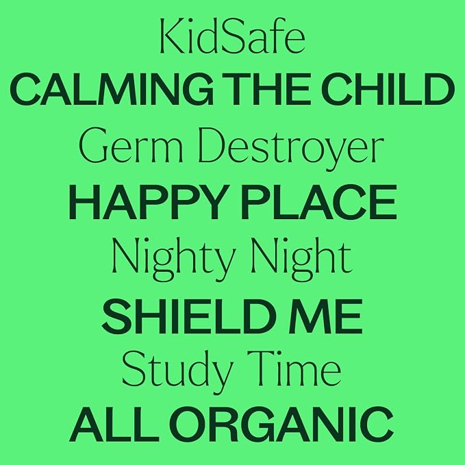 Plant Therapy KidSafe Organic Essential Oil Blends Set 10 mL (1/3 oz) 100% Pure, Undiluted, Aromatherapy, Sleep Support, Mood Booster, Attention and Focus
