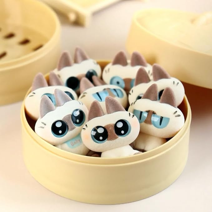BEEMAI Nobeko Azukisan Mini Bean Series Blind Box 8-Box Set, Contains 24 Figures No Repeat