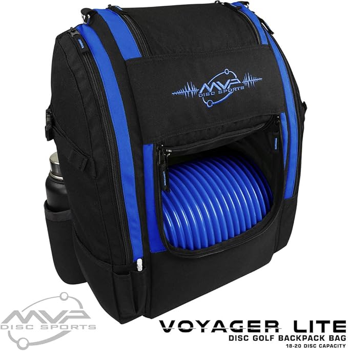 MVP Disc Sports Voyager Lite Backpack Disc Golf Bag (Choose Your Favorite Color)