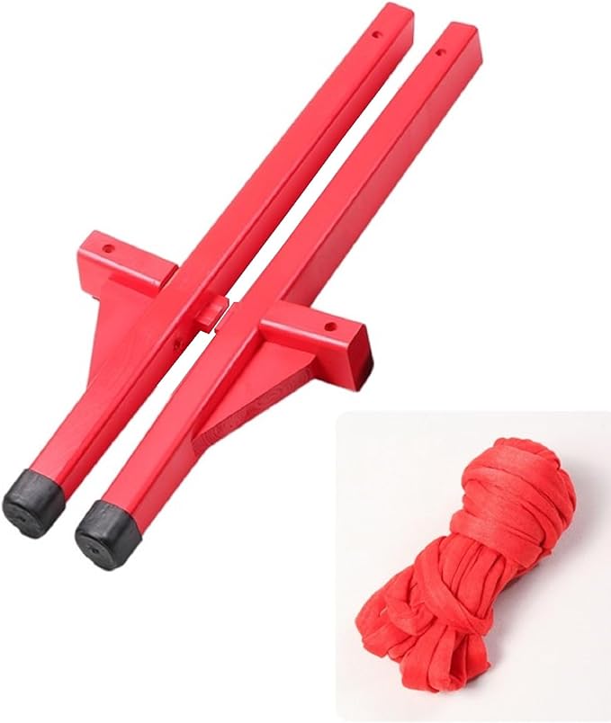 Stilts for Premium Leg - Strap Stilts Smooth Painted Pine Wood Rubber - Coated for Free Hands 5+ 200 - Pound Load Perfect for Sports & Cosplay Events