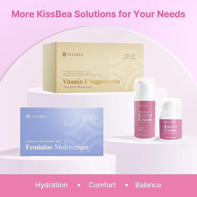 Intimate Bioidentical Estriol Cream for Women - Natural Estrogen Intimate Moisturizer for Menopause Relief - External Intimate Moisturizer (1.06 oz)