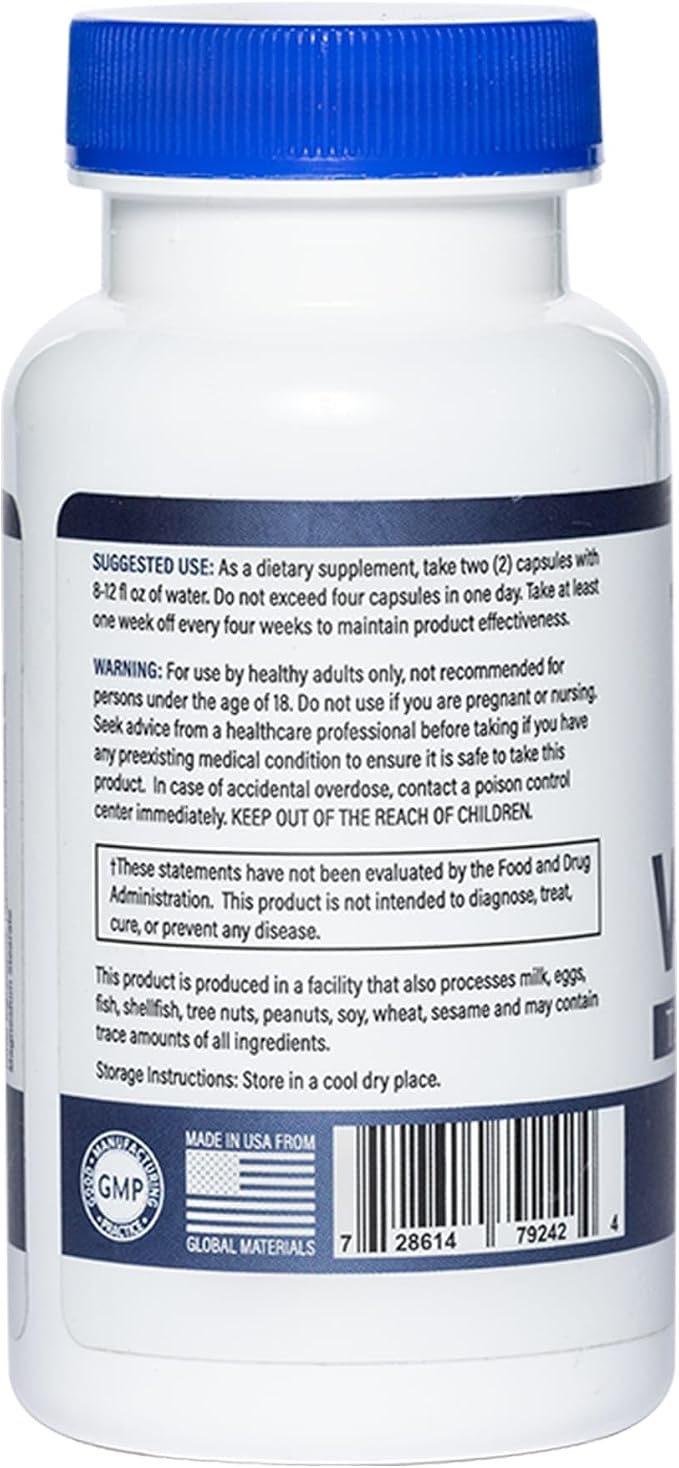Vitality – Testosterone Support Formula | Fenugreek (500 mg), Fadogia Agrestis (300 mg), Shilajit, Tongkat Ali, Ginger, Ashwagandha | 60 Capsules, 30 Servings | Made in the USA