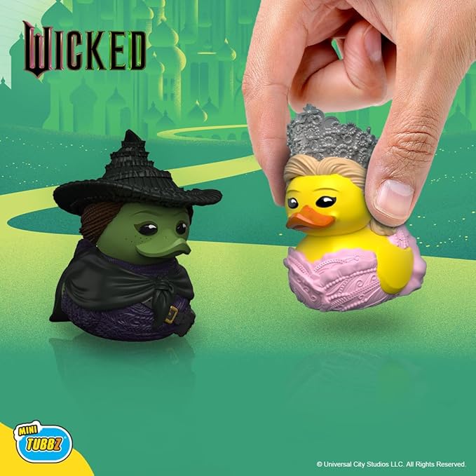 TUBBZ Mini: Wicked - Elphaba Thropp Cosplaying Rubber Duck Vinyl Figure
