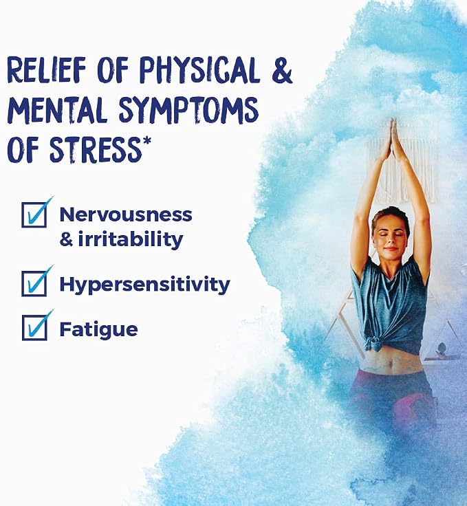 Boiron StressCalm Tablets for Relief of Stress, Anxiousness, Nervousness, Irritability, and Fatigue - 120 Count