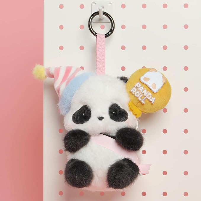 52TOYS Panda Roll Party Series Blind Box Stuffed Animal Plush Toy with Soft and Adorable Design, 1PC Perfect for Cuddling, Display, and Unique Posing, Ideal Gift for Panda Enthusiasts