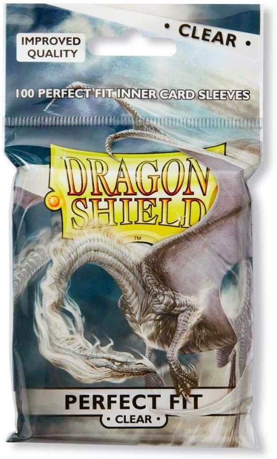 5 Packs Dragon Shield Inner Sleeve Clear Standard Size 100 ct Card Sleeves Value Bundle!