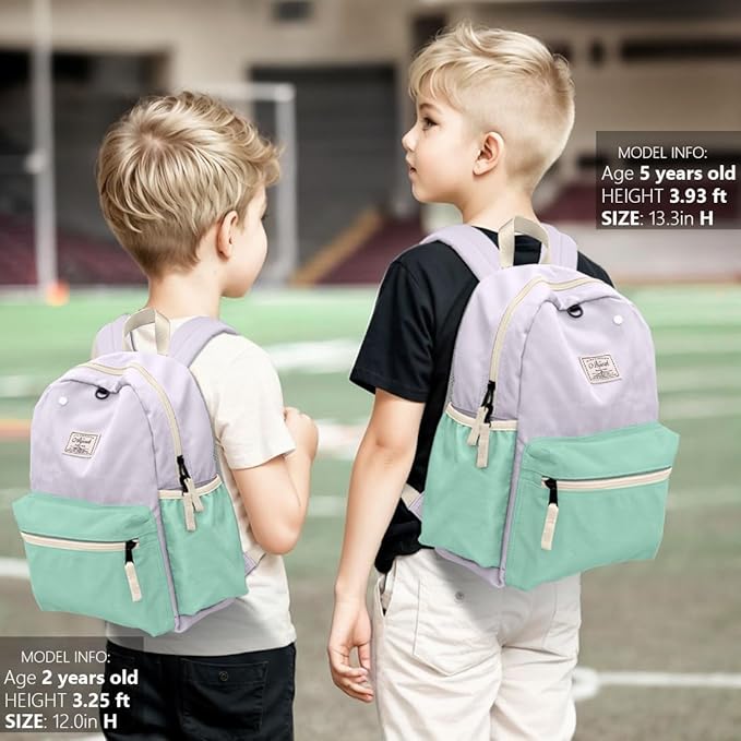 Toddler Backpack for Boys 2-5: Preschool Kindergarten 13" Daycare Backpacks Fit A4 Folder