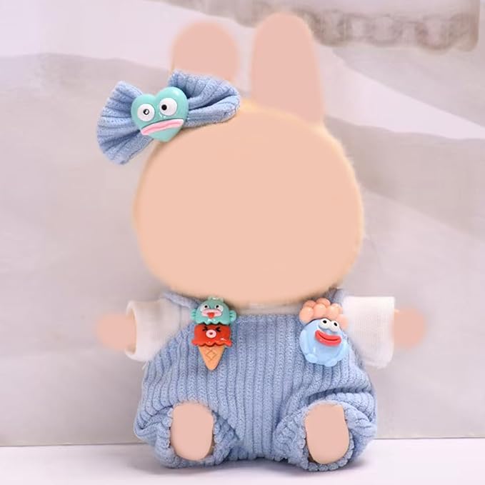 Clothes for 17cm Dolls Cute Animal Clothes Accessories, FashionOutfit Suitable for 6.69inch (17cm) Doll Soft Cotton Clothing Replacement(No Doll)