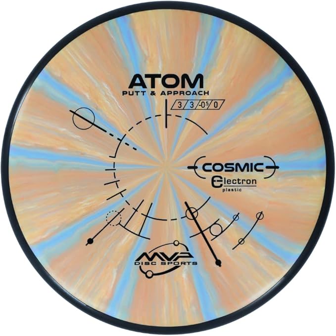 MVP Disc Sports Cosmic Electron Atom Disc Golf Putter (Choose Your Firmness/Colors May Vary)