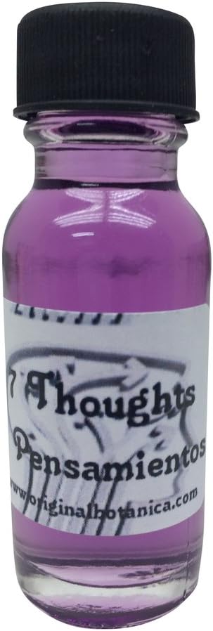 Original Products Seven Thoughts Oil Spiritual Healing Witchcraft Magical Anointing Oils for Spells and Candles Prayer Ritual Cleansing Protection Voodoo Hoodoo