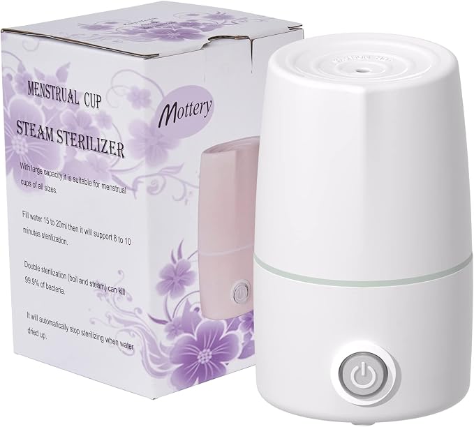 Menstrual Cups Steamer Machine High Temperature Wash Your Cup 99.9% Dirty 8 Minutes (Model Five)