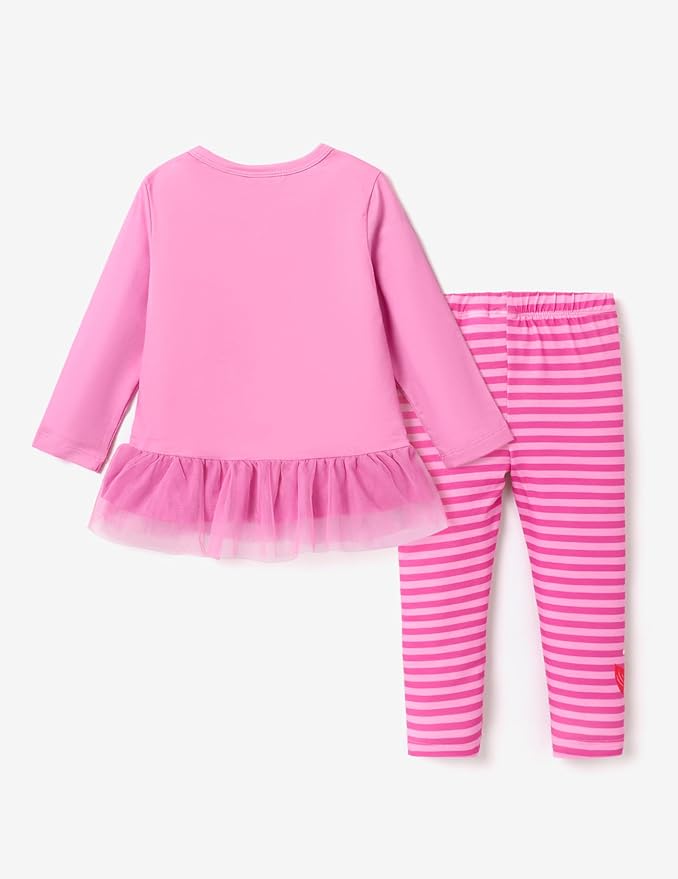 Disney Minnie Mouse Frozen Princess Marvel Toddler Girls Clothes Long Sleeve Sweatshirt + Leggings 2pcs Outfits Set 2-6Y