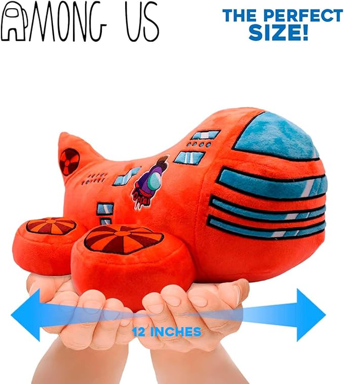 Among Us Mega 12″ Plush Airship – Officially Licensed Oversized Kids & Collector Plush Toy