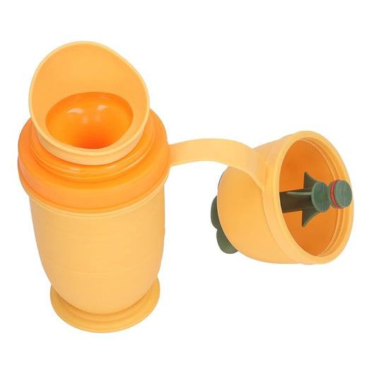 VBESTLIFE Portable Child Urinal Emergency Toilet, Kids Portable Potty Bottle Pee Training Emergency Urinal Toilet for Car Travel Camping Kid Potty Pee Training (Yellow)