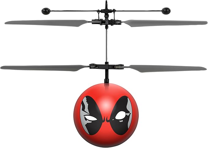 World Tech Toys Deadpool IR UFO Heliball Marvel Helicopter