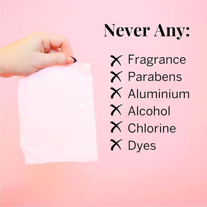 Pixie Menstrual Cup Wipes - On The Go Public Bathroom Feminine Wipes - Safe On Period Cups & Menstrual discs - Biodegradable, Flushable, Ph Balanced (20 Count (2 Pack)