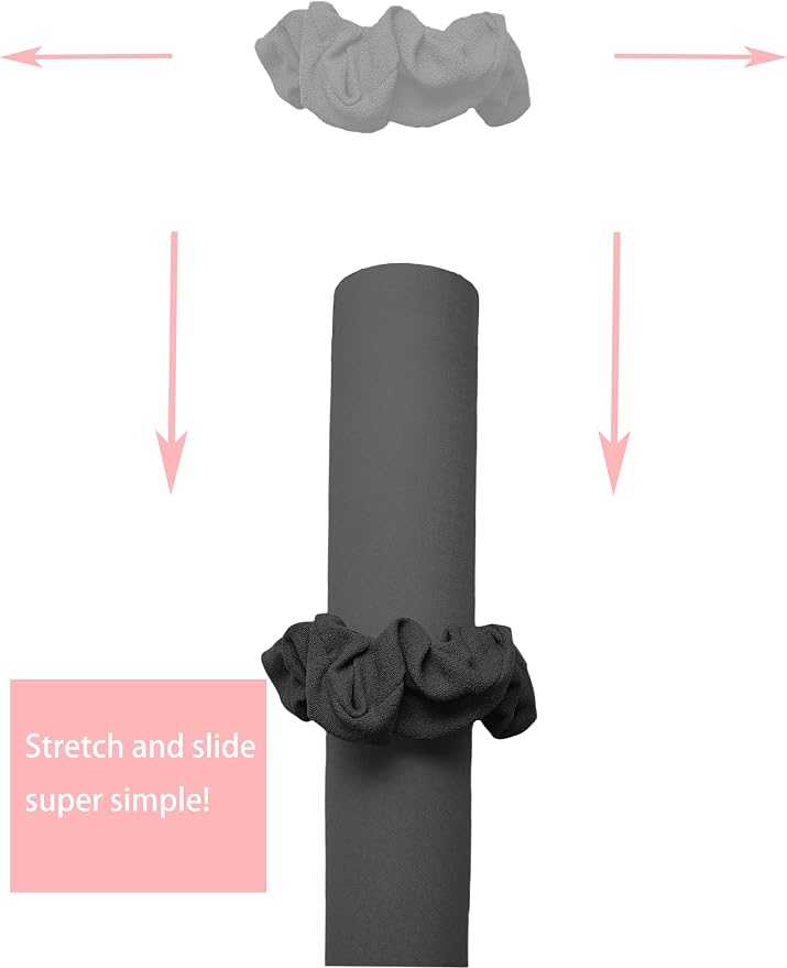 Yoga Mat Scrunchie - Yoga Mat Strap Band - Fits Most Size Mats (Not Suitable for Overly Thick Mats)