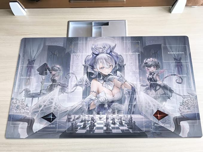 New Playmat Labrynth of The Silver Castle CCG TCG Trading Card Game Mat + Free Bag (ZD039-939-A)