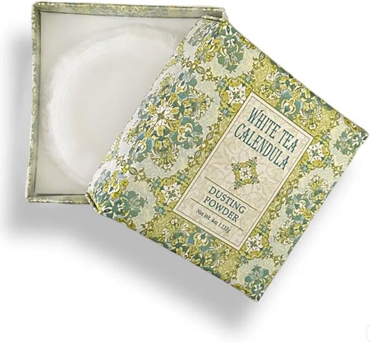 Greenwich Bay Trading Company White Tea Calendula Dusting Powder 4oz