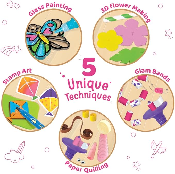 Imagimake Fabulous Craft Kit | Creative Toy & DIY Set | Arts and Crafts for Kids | Activity Craft Kits | Gifts for 5 6 7 8 9 10 11 12 Years