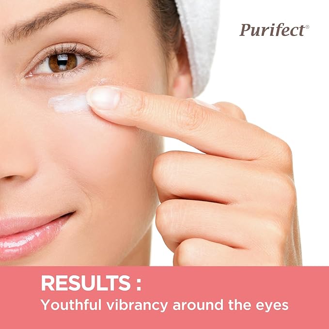 Purifect Anti-Wrinkle Retinol Eye Cream for Anti-Aging Support - Hydrating Under Eye Cream Treatment for Women & Men, Targets Fine Lines & Bags, Balances Skin Hydration, Use Day or Night - 1 fl oz