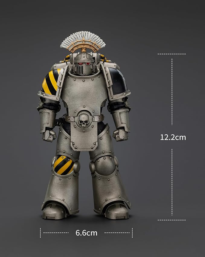 JoyToy 40K Genuine License 1:18 Action Figure, lron Warriors MKlll Tactical Sergeant, 4.96in Collectible Action Figures