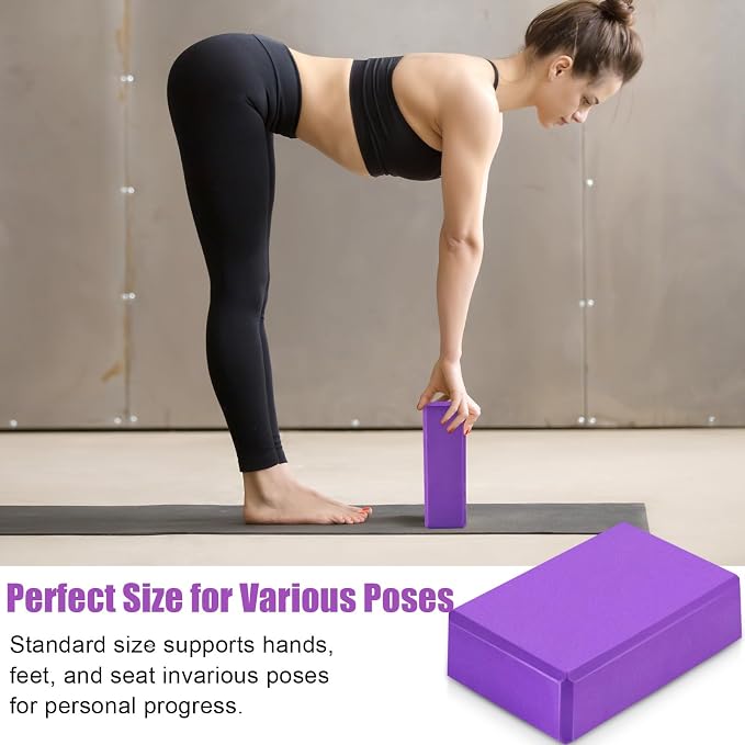 Silipull 10 Pcs Pilates Ring Blocks Set for Women Home Yoga Equipment Accessories Pilates Ring Circle and Ball Workouts Gift Include Ball Yoga Circle Resistance Bands Block Straps Gym Bag