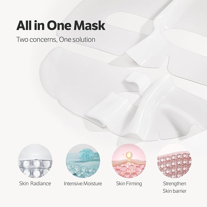 SUNGBOON EDITOR Deep Collagen Hyalu-B5 Overnight Mask Hydrating Mask for Wrinkle Care&Barrier Repair 2,160,000PPB Collagen+Hyaluronic Acid+Panthenol Korean Skincare,4ea Valentines Day Gifts for Woman