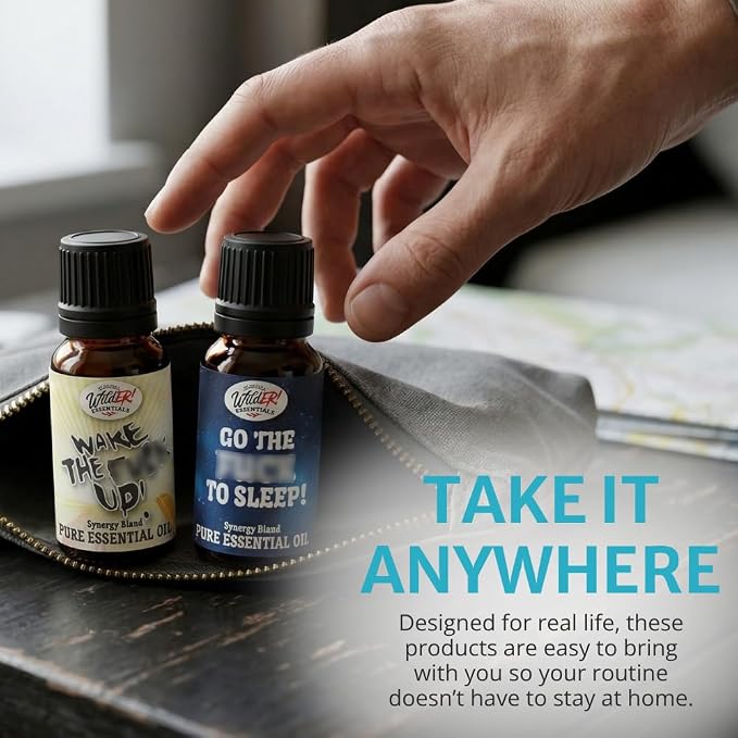 Wild Essentials Stay The F Away Essential Oil Blend, Purifying Wellness Aromatherapy Oil for Diffusers, 100% Pure, Crafted in USA