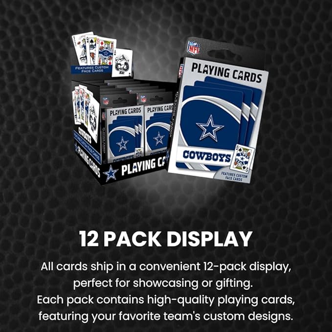 MasterPieces - NFL Playing Cards, Officially Licensed Chicago Bears Football Deck, Family Games for Adults and Kids, Standard Index
