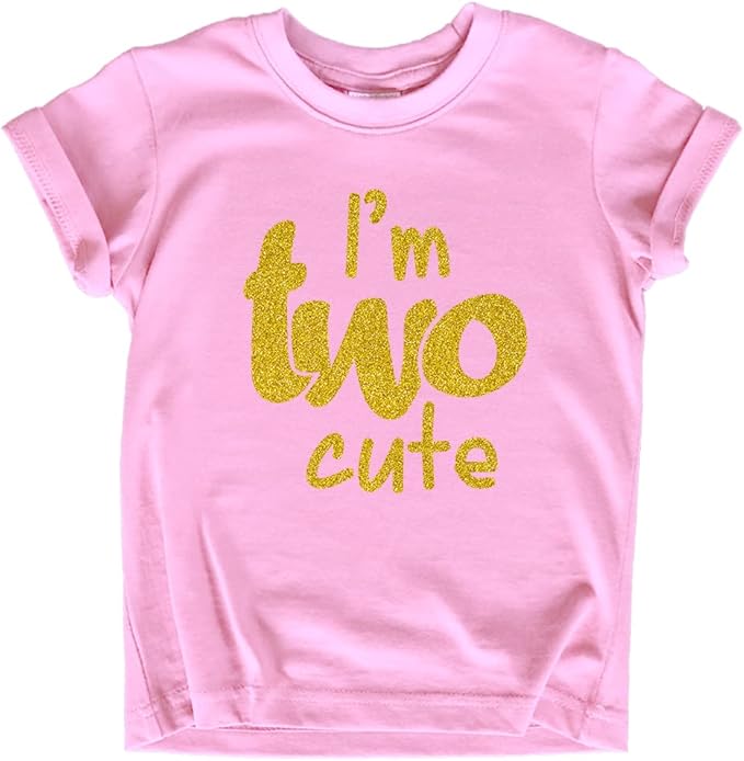 2nd Birthday Outfits for Toddler Girls im Two Cute Shirt Girl 2 Years Old Second Birthday