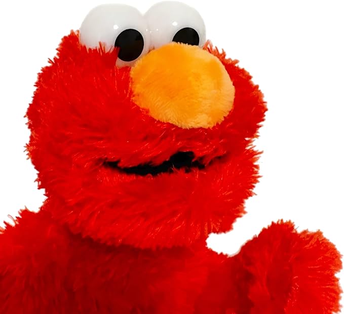Posh Paws Official Sesame Street Plush 8" Suitable from Birth (Elmo)