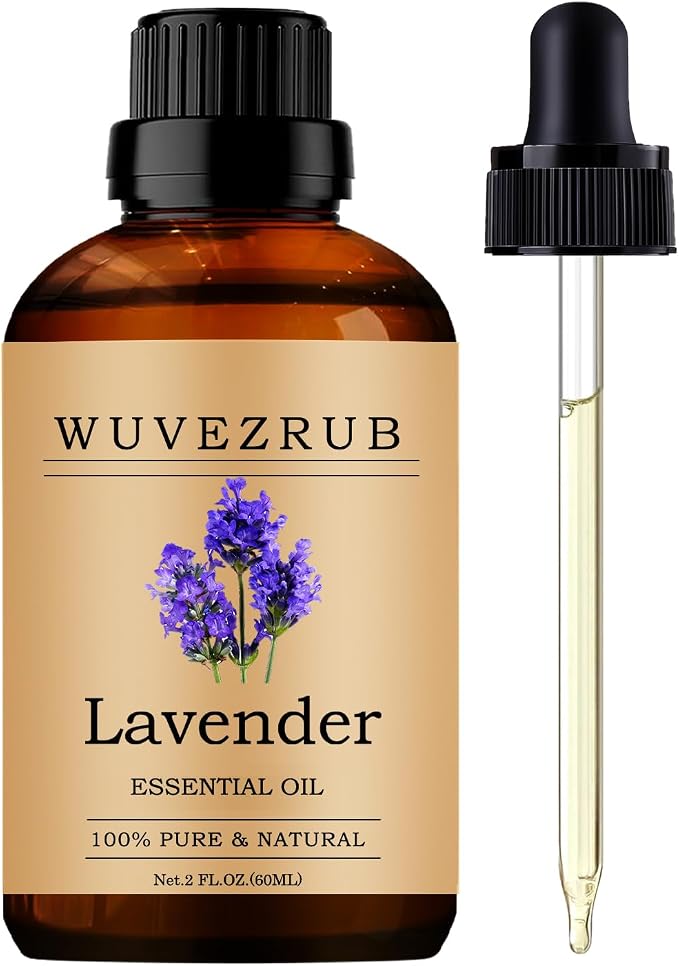 Lavender Essential Oils, 60ML Pure and Natural Essential Oil for Aromatherapy Diffuser - Lavender /2 Fl Oz