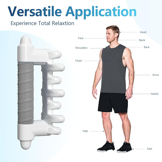 Fascia Massage Tool Blaster for Cellulite,Handheld Myofascial Release Tool for Deep Tissue Massage,Trigger Point Massage Tool for Manual Massage of Neck & Back
