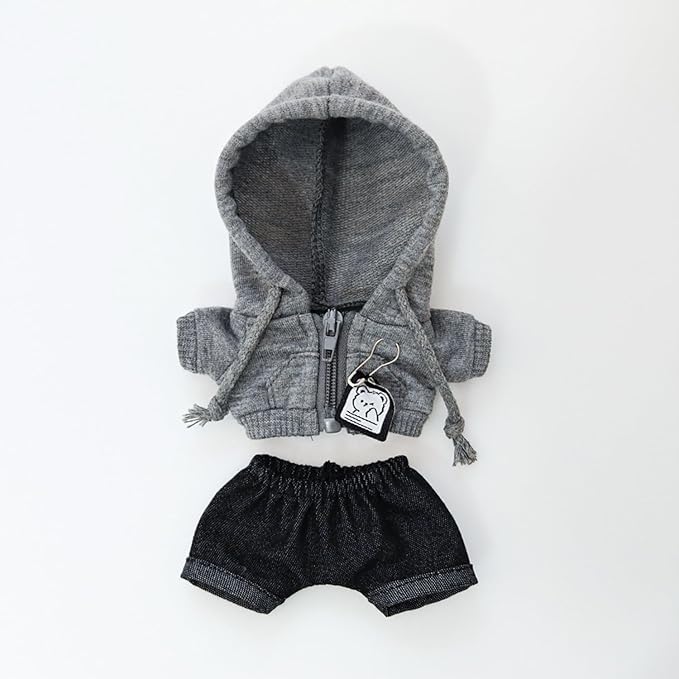Clothes Sets Suitable for 17cm Dolls (Only Clothes No Doll ) Hoodie Clothing Accessories, Cardigan Outfits Suitable for Doll Soft Clothing Replacement