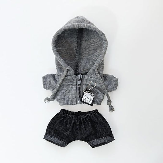 Clothes Sets Suitable for 17cm Dolls (Only Clothes No Doll ) Hoodie Clothing Accessories, Cardigan Outfits Suitable for Doll Soft Clothing Replacement