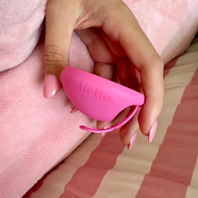 Menstrual Disc | Award Winning Reusable Soft Flexible Period Disc | Capacity of 10 Tampons | Double Loop Tab for Easy Removal, Leak Proof Alternative to Pads & Tampons (Bubblegum)