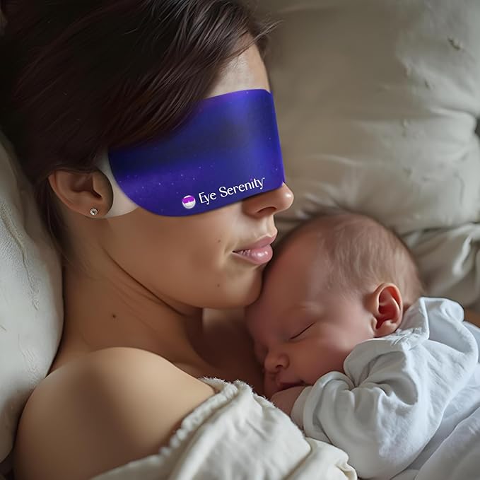 Eye Serenity Steam Eye Mask, Heated Eye Mask, Self Heating Warm Compress for Dry Eyes, Fast Relief for Stye, Puffy Sensitive Eyes, Moist Heat, Mothers Day Gifts for Women and Men - Unscented