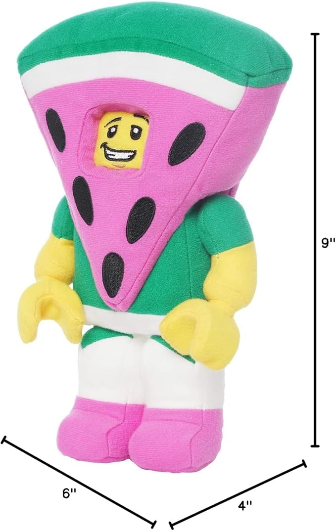 Lego Minifigure Watermelon Guy 9.5" Plush Character