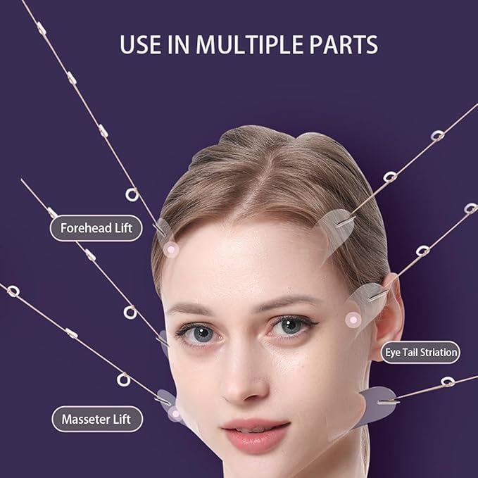 Face Tape Lifting Invisible - Neck Facial Lift Tape, Japanese Face Tape - 80PCS