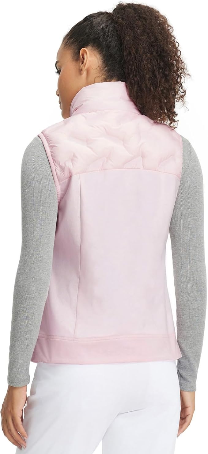 Puffer Vests Womens Lightweight Stand Collar Slim Fit Winter Sleeveless Jacket for Women with Golf Hiking