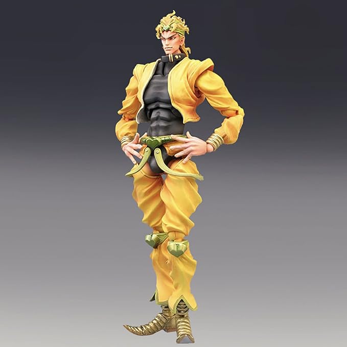 Dio Brando Figure JJBA Super Action Statue 6.69" Movable Joint Anime Figurine Dio Brando Action Figure Collections Desktop Decoration